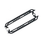 GoldCar Estribos laterales Nerf Bars adecuados para Jeep Wrangler Rubicon JK (2007-2017) 4 puertas de hierro