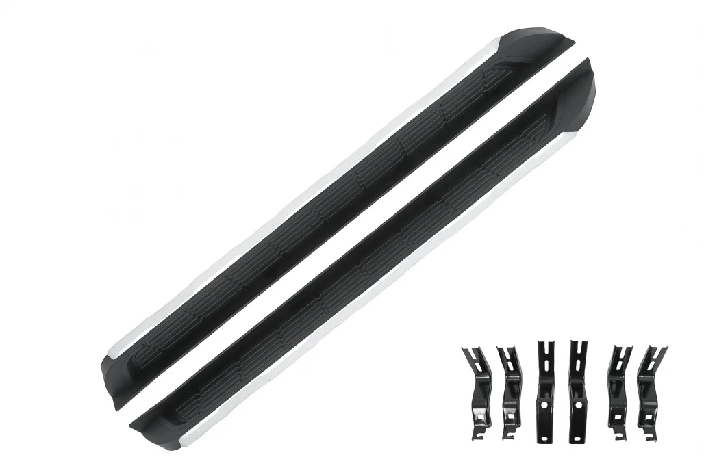 b2b-running-boards-side-steps-suitable-for-ford_6002720_6107782 GoldCar Estribos laterales compatibles con Ford Ranger T6 (2011-2020) - Imagen 1