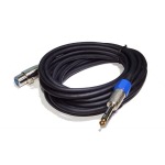 Cable XLR macho - Jack 6.5mm - 6 m