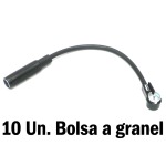 Radiovox Adaptador Antena Am-Fm Iso Macho-Din Hembra RDV-1113-B10