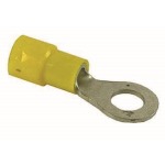 Radiovox Terminal Aislado Arandela 6.4mm Amarillo RDV-EF-55064