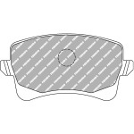 Pastilla Ferodo DS2500 FCP4050HFCP4050H - Imagen 2