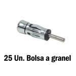 Radiovox Adaptador Antena Am-Fm Iso Hembra-Din Macho-Eco RDV-2500-B25