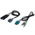 Radiovox Prolongador Antena 2fakra H->2din H+2din M->2fakra M RDV-21.4840