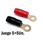 Radiovox Terminal Arandela Oro Awg 4 - 26.66mm2-To.M8 RDV-GPV-8