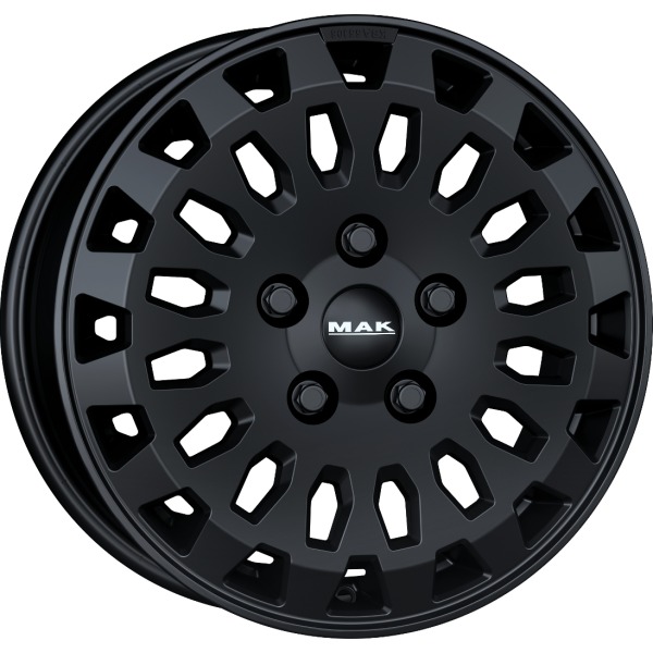 Llanta Mak OVERLAND Matt Black 7.0x17" 5x130 ET62 CB78.1