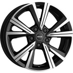 Llanta Mak QVARZ Black Mirror 7.5x18" 5x100 ET49 CB57.1
