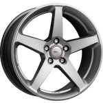 Llanta Momo FIVE Matt Titan Silver 7.0x16" 5x100 ET40 CB72.3
