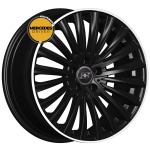 Llanta Infiny VECTOR Shiny Black Machined Lip 9.0x19" 5x112 ET42 CB66.5