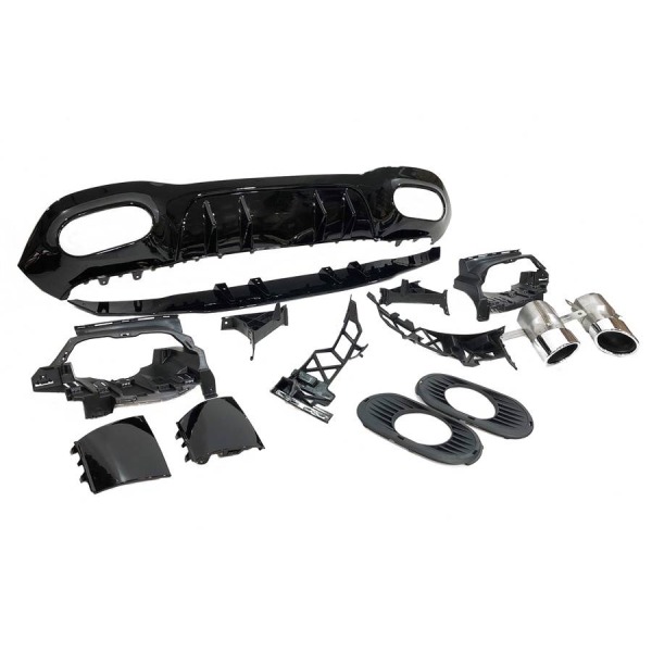 Difusor Trasero Mercedes W177 Look AMG A35 - Image 2