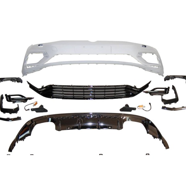 Kit De Carrocería Volkswagen Golf 7.5 3/5P Facelift Look R20 ABS - Image 3