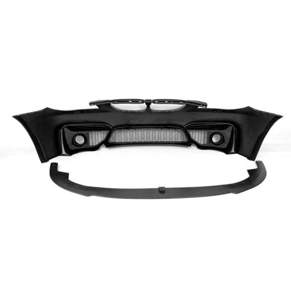 Paragolpes Delantero BMW E60 04-09 Look M4 Parrillas - Image 3