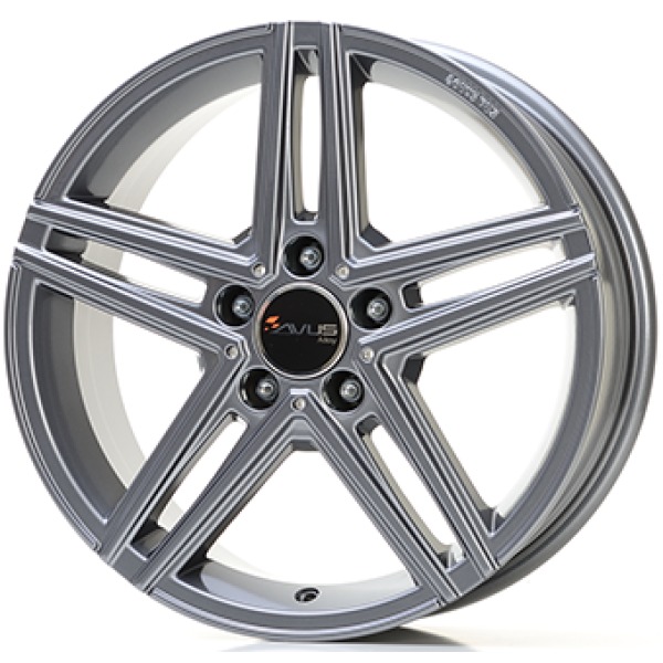 Llanta Avus AC-515 Anthracite 7.5x17" 5x112 ET45 CB66.6