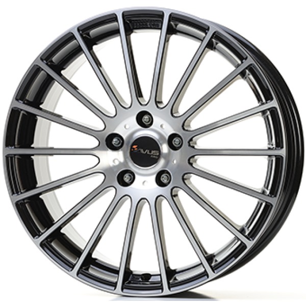 Llanta Avus AC-M03 Gloss Black / Polished 7.0x17" 5x105 ET38 CB56.6