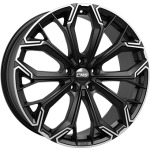 Llanta CMS C37 Dull Black / Polished 8.0x19" 5x112 ET35 CB66.5