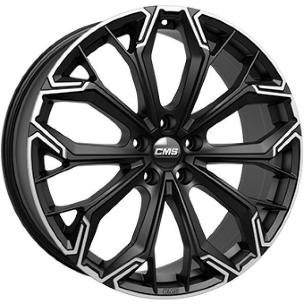 Llanta CMS C37 Dull Black / Polished 8.5x20" 5x112 ET40 CB66.5