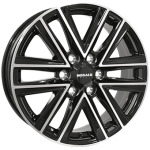 Llanta Monaco Wheels VT1 Gloss Black / Polished 6.5x16" 6x120 ET49 CB74.6