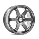 Llanta 1AV ZX6 Gloss Grey 8.5x18" BLANK ET40 CB72.6-74.1