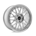 Llanta Lenso XLM Gloss Silver & Polished 7.5x17" BLANK ET35 CB72.6-74.1