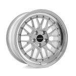 Llanta Lenso XLM Gloss Silver & Polished 8.5x17" BLANK ET30 CB72.6-74.1