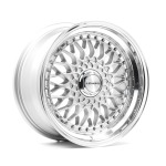 Llanta Lenso BSX Gloss Silver & Polished 8.5x19" BLANK ET35 CB73.1-74.1