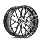 Llanta Lenso CQA Gloss Black & Polished 8.5x19" BLANK ET42 CB72.6-74.1