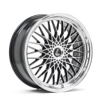 Llanta Lenso EAGLE 3 Gloss Black & Polished 7.5x17" BLANK ET35 CB73.1-74.1