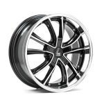 Llanta Lenso ES7 Gloss Black & Polished 7.5x18" BLANK ET45 CB73.1-74.1