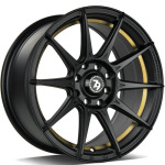 Llanta 79 Wheels SCF-F BMGIL - Black Matt Gold Inner Lip 7.0x15" 4x100/114.3 ET35 CB67.1
