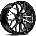 Llanta 79 Wheels SV-C BFP - Black Front Polished 7.0x16" 5x100 ET38 CB73.1