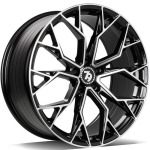 Llanta 79 Wheels SCF-H BFP - Black Front Polished 7.5x17" 5x112 ET40 CB66.5