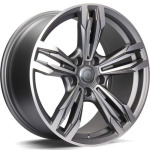 Llanta Carbonado Dynamite MAFP - Matt Anthracite Front Polished 8.0x17" 5x120 ET30 CB72.6