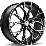 Llanta 79 Wheels SCF-H BFP - Black Front Polished 8.0x18" 5x112 ET45 CB66.6