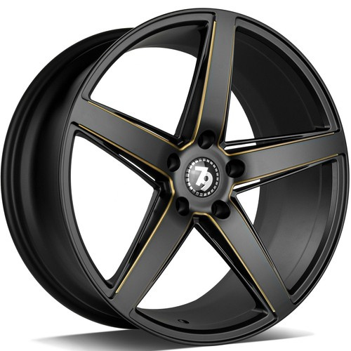 pol_is_Felgi-Aluminiowe-18-5x112-79wheels-seventy9-SV-N-BGGR-61556 Llanta 79 Wheels SV-N BGGR - Black Matt Milled Gold 9.0x18" 5x112 ET40 CB66.5 - Imagen 1