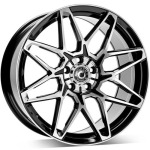 Llanta Wrath WF-6 BP - Black polished 9.0x18" 5x112 ET42 CB73.1