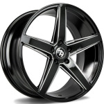 Llanta 79 Wheels SV-N BE - Galaxy Black Window Edges 8.5x19" 5x112 ET35 CB66.5