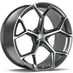 Llanta Carbonado Fancy AFP - Anthracite Front Polished 8.5x19" 5x112 ET30 CB66.45