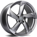 Llanta Carbonado Twist MAFP - Matt Anthracite Front Polished 8.5x19" 5x112 ET35 CB66.5