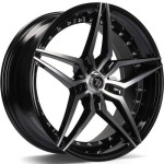 Llanta 79 Wheels SV-AR BFP - Black Front Polished 8.5x19" 5x120 ET30 CB74.1