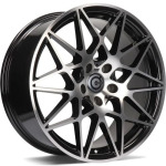 Llanta Carbonado Crazy BFP - Black Front Polished 9.5x19" 5x120 ET40 CB72.6