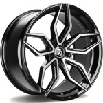 Llanta 79 Wheels SCF-D BFP - Black Front Polished 10.5x20" 5x120 ET40 CB74.1