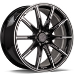Llanta 79 Wheels MF.11 BFP - Black Front Polished 8.5x20" 5x112 ET30 CB66.6