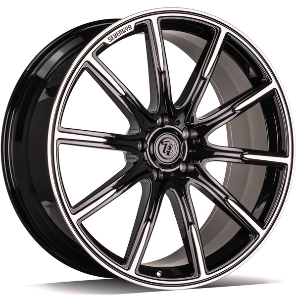 pol_is_Kute-Felgi-Aluminiowe-23-5x130-79wheels-seventy9-MF-11-BFP-77444 Llanta 79 Wheels MF.11 BFP - Black Front Polished 10.0x23" 5x130 ET30 CB84.1 - Imagen 1
