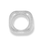 Fox Exhaust Tapa para tubo de escape, cuadrada, 93x79 mm, con orificio de Ø60 mm - Imagen 2