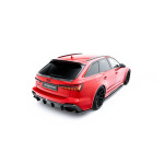 Maxton Design Spoiler trasero de fibra de carbono preimpregnada (superior) para Audi RS6 C8 / C8 Facelift
