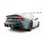 Maxton Design Divisores laterales traseros de fibra de carbono preimpregnada para Audi RS7 C8