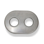 Fox Exhaust Tapa para desenrollador de amortiguador 588 con 2 orificios Ø 50 mm