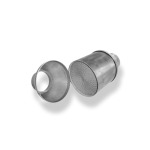 Fox Exhaust Convertidor catalítico monometálico - 100 celdas Longitud: 230 mm / Conexión: 63 mm - sin pulir (sin certificación (no homologado según la normativa alemana de tráfico rodado))