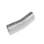 Fox Exhaust Codo universal para tuberías, ensanchado a 15° - d1Ø 101,6 mm, longitud de la pata L1: aprox. 250 mm - radio: 150 mm