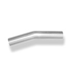 Fox Exhaust Codo universal para tuberías de 15° sin expandir - d1Ø 45 mm Longitud de la pata L1: aprox. 75 mm - Radio: 54 mm